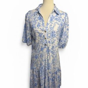 Lilly Pulitzer Resort White Tall Tail Blue & White Cotton Dress; NWOT